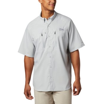 Columbia Muške Košulje - PFG Terminal Tackle Short Sleeve Woven Sive | UQWS-53871